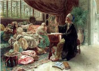 unknow artist Arab or Arabic people and life. Orientalism oil paintings 190